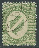 1920 FINLANDIA INGRIA USATO 5 P - VA7-4 - Local Post Stamps