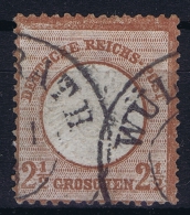 Germany: 1872 Mi Nr 21  Used Signed/ Signé/signiert/ Approvato - Gebruikt
