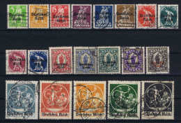 Germany: 1920 Mi Nr 119 - 138 I Used - Used Stamps