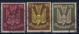 Germany: 1923 Mi Nr 235 - 237 Used - Airmail & Zeppelin