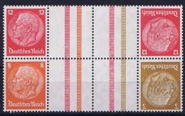 Germany:  KZ 23 + KZ 34  MNH/** Postfrisch - Se-Tenant