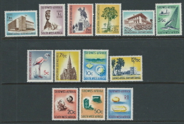 1961 SUDAFRICA 13 VALORI MNH ** - VA49 - Unused Stamps