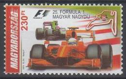 HUNGARY 2010 TRANSPORT Automobile Car FORMULA 1 - Fine Set MNH - Nuevos