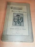 Zeit Des Übergangs , Bern 1898 , Familienpapiere Von W.F. Von Mülinen , 158 Seiten !!! - Rare