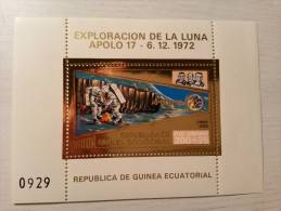 GUINEE EQUATORIALE - Timbre Apollo 17 - 06/12/1972. - Afrika