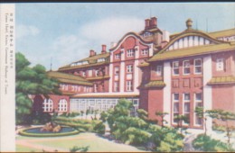 KOREA NORD POSTCARD TYOSEN HOTEL,KEIZYO, GOVERNMENT RAILWAYS OF TYOSEN. - Korea, North