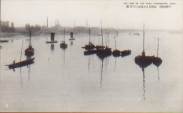 KOREA NORD POSTCARD THE VIEW OF THE RIVER TAIDONGGANG, HEIJO - Korea, North