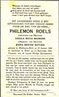 Roels Philemon - Bauwens Ursula,Maria ° Maldegem 1900 + 1954 Eeklo Lot.6010 - Imágenes Religiosas