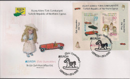 2015 TÜRK- ZYPERN  TURKEY - CYPRUS Mi.Bl.32 FDC - 2015