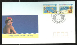 AUSTRALIA, 1994,  FDC, Lifesaving, Beach, Life Guard, Waverley Cancelled - Storia Postale