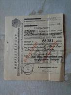 Hungary  Elismervény   221000 Korona  1926  - BEDEG   BA170.4 - Cheques En Traveller's Cheques