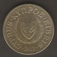 CIPRO 10 CENTESIMI 2002 - Zypern