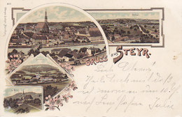 Ak -  Litho - Steyr - 1898 - Steyr