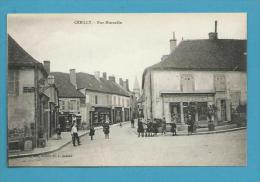 CPA Animée Commerces Rue Mistaudin CERILLY 03 - Altri & Non Classificati