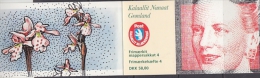 Greenland 1995 Booklet With Only 1 Pane Orchids ** Mnh F4251A) - Cuadernillos