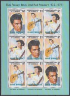 Sheet III, Dominica Sc1544 Music, Singer Elvis Presley, Guitar, Musique, Chanteur, Sheet - Singers