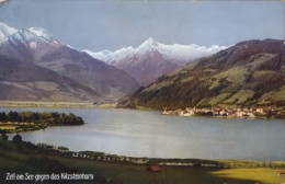 Austria - Postcard  Circulated  In 1928 - Zell Am See Gegen Das Kitzsteinhorn ,With Special Cancellation - 2/scans - Zell Am See