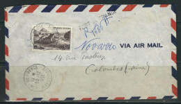 MARTINIQUE 1951 N° Timbres France Usages Courants Obl. S/Lettre - Briefe U. Dokumente