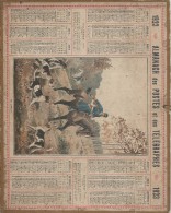 Calendrier/Postes Télégraphes /Almanach/Chasse à Courre/En Défaut//1923   CAL226 - Grand Format : 1921-40