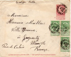 BELGIQUE ENTIER POSTAL POUR LA FRANCE 1903 - Covers