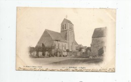 Cp , 91 , BOURAY , L'église , Dos Simple , Voyagée 1903 - Autres & Non Classés