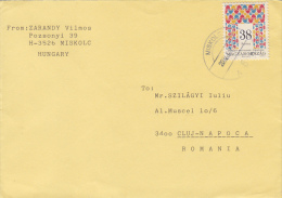 25961- EMBROIDERY MOTIFS, STAMPS ON COVER, 2002, HUNGARY - Cartas & Documentos