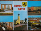 59 - GRANDE SYNTHE - Divers Aspects De La Ville. (Immeubles, Eglise... Multivues Avec Blason) - Grande Synthe