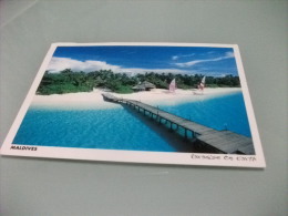 STORIA POSTALE FRANCOBOLLO COMMEMORATIVO  MALDIVES BARCHE A VELA - Maldive