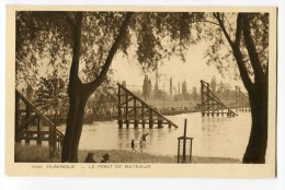 Ref 196 - HUNINGUE - Le Pont De Bateaux - Huningue