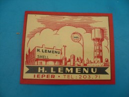Ieper Lemenu Shell 1950 7 Op 8  Cm - Non Classés
