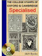 The COLLEGE STAMPS Of OXFORD & CAMBRIDGE Locals Specialised Book Cummings 118pages - Inglese