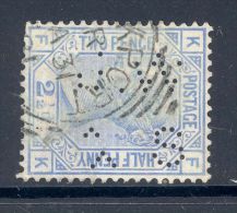 GB, 1880 2&frac12;d (pl. 20)  With Perfin &acute;J. W &amp; S&acute; - Used Stamps