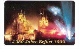 GERMANY  - A 06/92 - 1250 Jahre Erfurt 1992 - Church - Voll - A + AD-Series : Publicitaires - D. Telekom AG