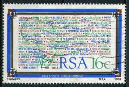 South Africa 1987 Mi 716 The Bible | Book, Language, Letters | Map - Used Stamps