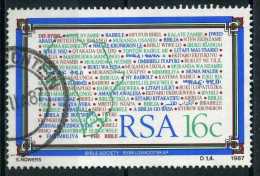 South Africa 1987 Mi 716 Circular Postmark The Bible | Book, Language, Letters | Map - Gebraucht