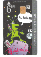 GERMANY  - A 21/93 - Ruf Doch Mal An - Space - Alien - Planet - Voll - A + AD-Series : D. Telekom AG Advertisement