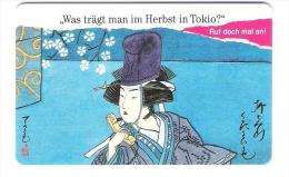 GERMANY  - A 37d/91 - Tokio - Geisha - Painting - Voll - A + AD-Reeks :  Advertenties Van D. Telekom AG