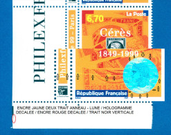 VARIÉTÉS FRANCE 1999 N°3258 ( 5 X  TIMBRES SE -TENANT NEUF ** GOMME  PHILEXFRANCE 99 Q L VALEURS 7500.00 € NEUF** GOMME - Unused Stamps