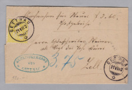 Heimat LU GETTNAU 1882-06-21 Brief Nach Zell - Briefe U. Dokumente
