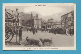 CPA 176 - Place De La Halle Maquignons Le Marché Aux Cochons FLERS 61 - Flers