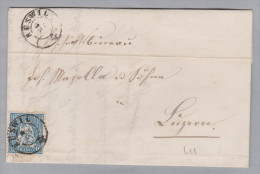 Heimat LU RUSSWIL 1866-07-04 Falt Brief Nach Luzern - Cartas & Documentos