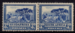South Africa - 1930-45 Roto Pictorials 3d Pair Blue (*) # SG 45c - Unused Stamps
