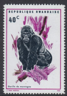 Rwanda 1970 Native Fauna: Mountain Gorilla. Mi 401 MNH - Gorilla's