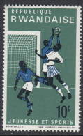 Rwanda 1966 Youth And Sport: Football. Mi 171 MNH - Nuevos