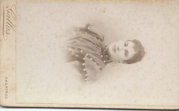 Photographie Montage Sur Carton/Femme /GALLAS Ainé/Chartres/Eure Et Loir/ 1893    PHOTN11 - Old (before 1900)