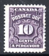 Canada 1935-65 Postage Due - 10c Violet Used - Segnatasse