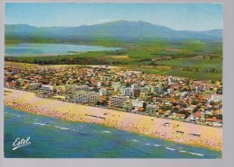 REF 226 CPSM 66 CANET EN ROUSILLON Plage Vue Aérienne - Canet En Roussillon