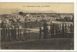 Carte Postale Ancienne Roussillon - Vue Générale - Roussillon