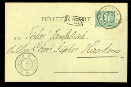 HANDGESCHREVEN BRIEFKAART Uit 1906 Van SLIKKERVEER Naar HAARLEM  (9839j) - Covers & Documents