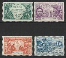 Wallis & Futuna Yv. 66-69, Mi 75-78 * - Unused Stamps